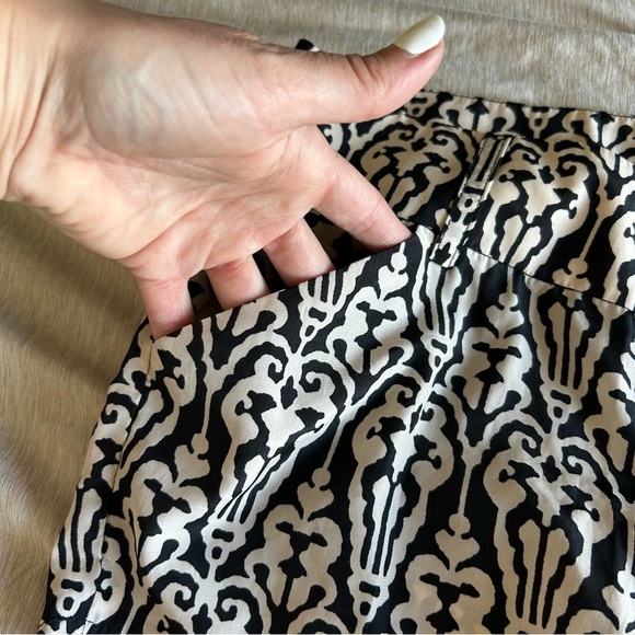 Swell Black and Cream Low Rise, Surf, Boho, Lightweight, Patterned Shorts - Picture 3 of 10